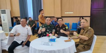 Bupati Barito Selatan Eddy Raya Samsuri bersama jajaran Forkopimda Kabupaten Barito Selatan