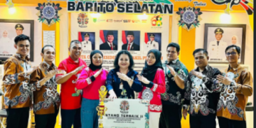 Kabupaten Barito Selatan Raih Juara Stand Terbaik II Kategori Kabupaten/Kota di Kalteng Expo 2025