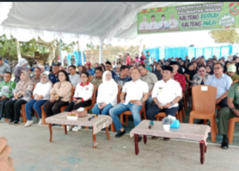 Bupati Dan Wakil Bupati Barito Selatan Hadiri Pembukaan Pasar Murah Kalteng Secara Virtual