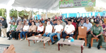 Bupati Dan Wakil Bupati Barito Selatan Hadiri Pembukaan Pasar Murah Kalteng Secara Virtual