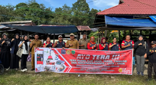 Barito Selatan melakukan kegiatan Sidang Tera Ulang (STU) UTTP (Alat Ukur, Takar, Timbang, dan Perlengkapannya) milik para pedagang di Pasar Jenamas