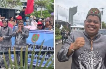 DALAM FBIM 2026 KADISHUT KALTENG AGUSTAN SAINING UCAPKAN SELAMAT HUT KALTENG KE 69