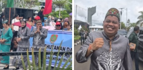 DALAM FBIM 2026 KADISHUT KALTENG AGUSTAN SAINING UCAPKAN SELAMAT HUT KALTENG KE 69