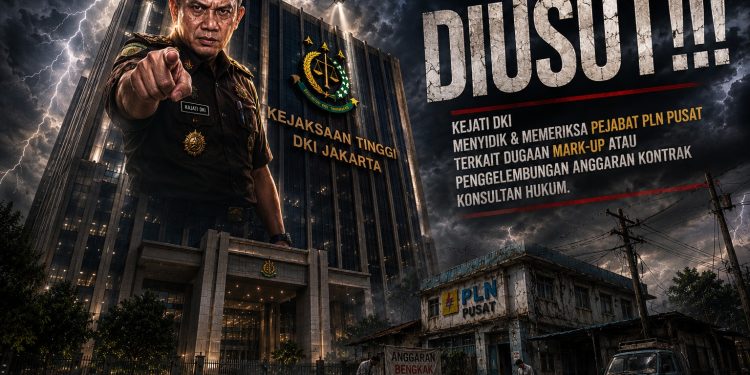 Petinggi PLN Kasak Kusuk Lobi Kejati DKI Jakarta Soal Dugaan Mark-Up Rp13,5 M, 