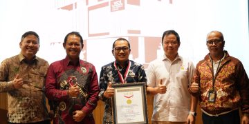 Hutama Karya Melalui Anak Usaha Hutama Marga Waskita Raih Rekor MURI sebagai Tempat Istirahat dan Pelayanan Jalan Tol Pertama yang Memiliki Galeri Budaya