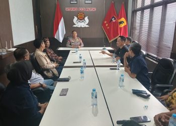 PENGURUS IWO KALTENG LAKSANAKAN AUDENSI PERTEMUAN BERSAMA DANSAT BRIMOB POLDA KALTENG